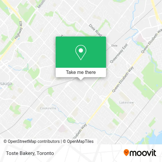 Toste Bakery map