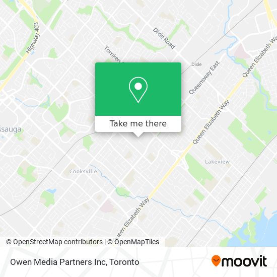 Owen Media Partners Inc map