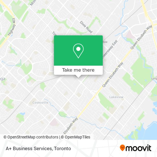 A+ Business Services map