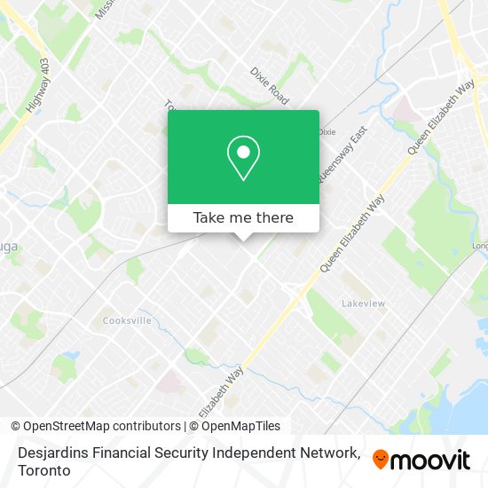 Desjardins Financial Security Independent Network map