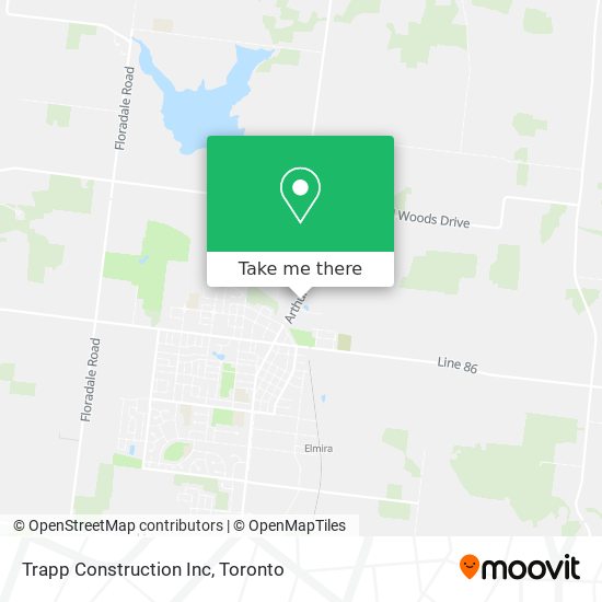 Trapp Construction Inc map