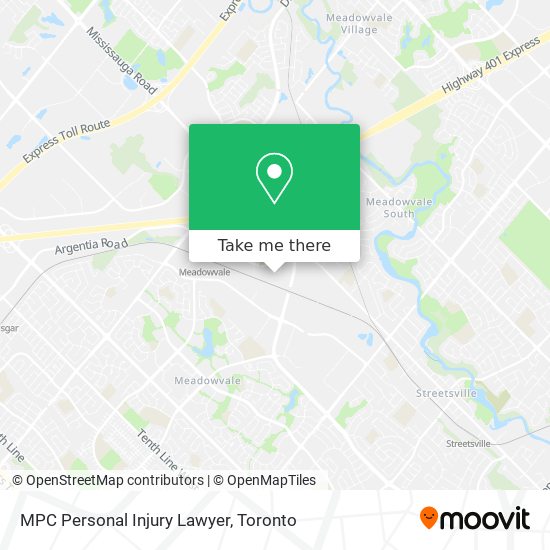 MPC Personal Injury Lawyer map