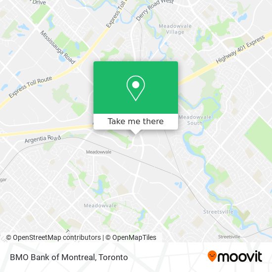 BMO Bank of Montreal map