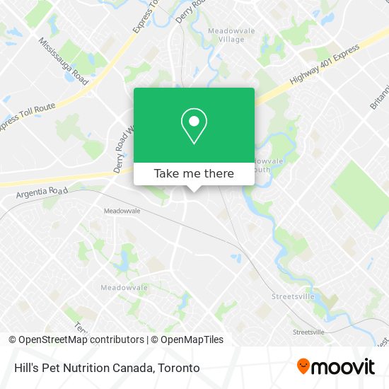 Hill's Pet Nutrition Canada map