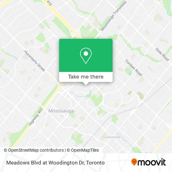 Meadows Blvd at Woodington Dr plan