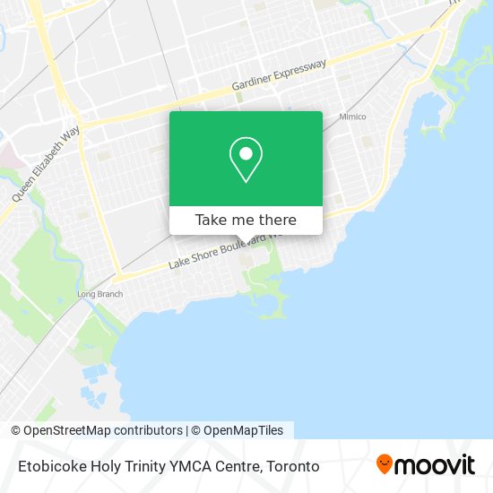 Etobicoke Holy Trinity YMCA Centre map