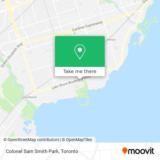 Colonel Sam Smith Park map