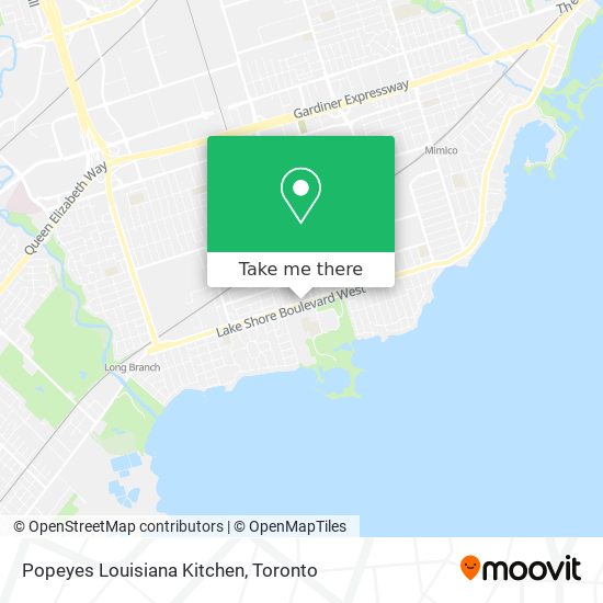 Popeyes Louisiana Kitchen map