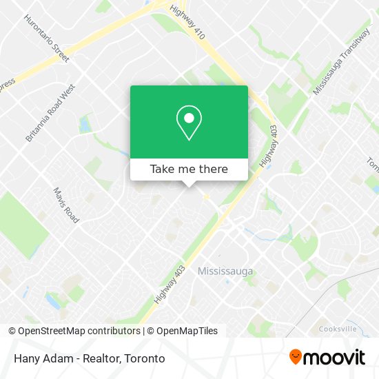 Hany Adam - Realtor map