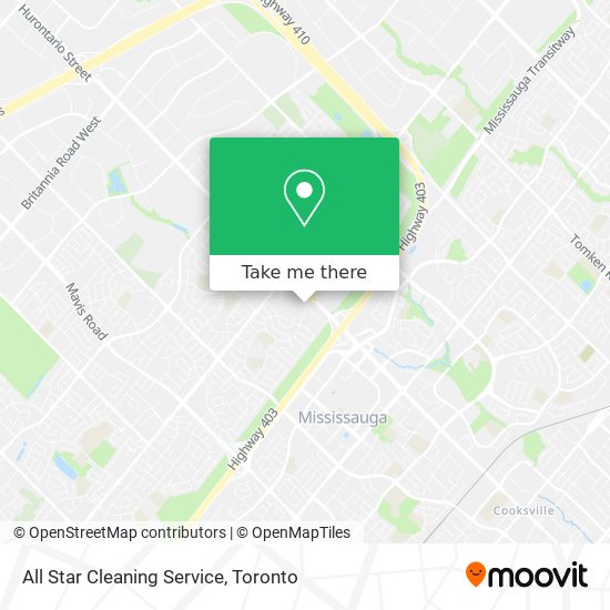 All Star Cleaning Service map