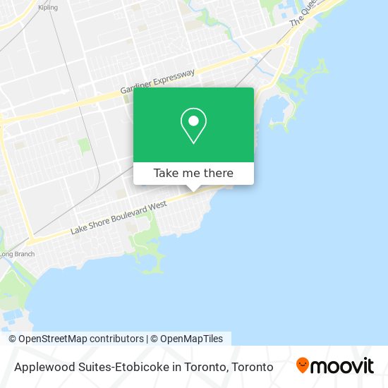 Applewood Suites-Etobicoke in Toronto map