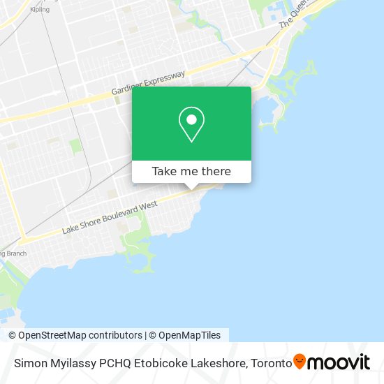 Simon Myilassy PCHQ Etobicoke Lakeshore map