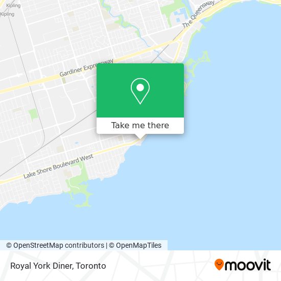 Royal York Diner map