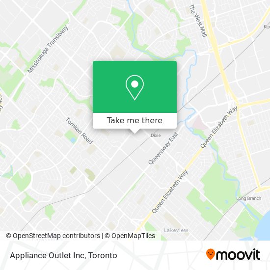 Appliance Outlet Inc map