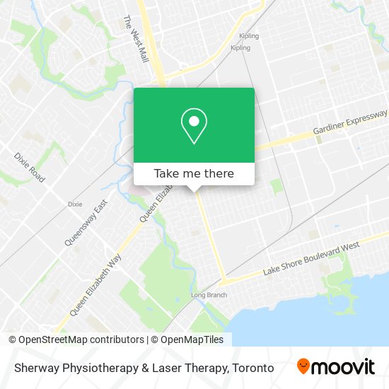 Sherway Physiotherapy & Laser Therapy map