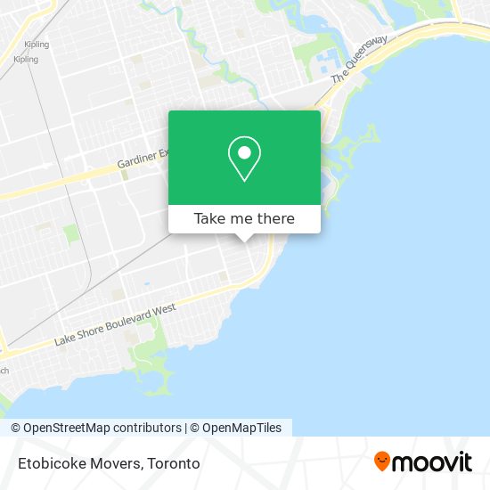 Etobicoke Movers map