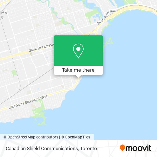 Canadian Shield Communications map