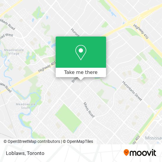 Loblaws map