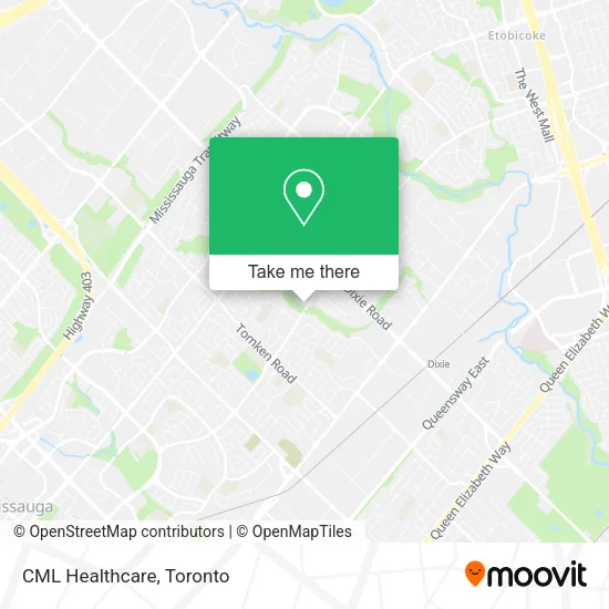 CML Healthcare map