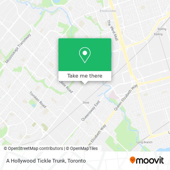 A Hollywood Tickle Trunk map