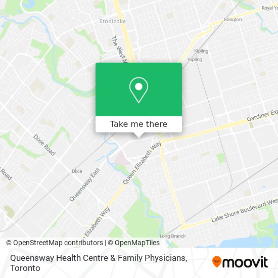 Queensway Health Centre & Family Physicians map