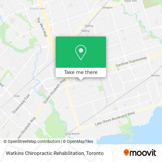 Watkins Chiropractic Rehabilitation map