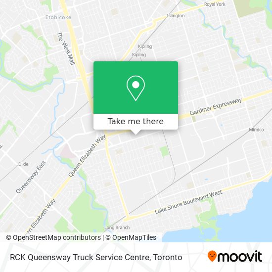 RCK Queensway Truck Service Centre map