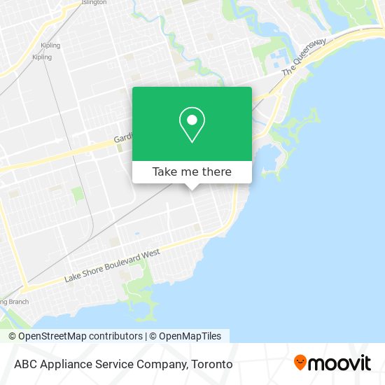 ABC Appliance Service Company map