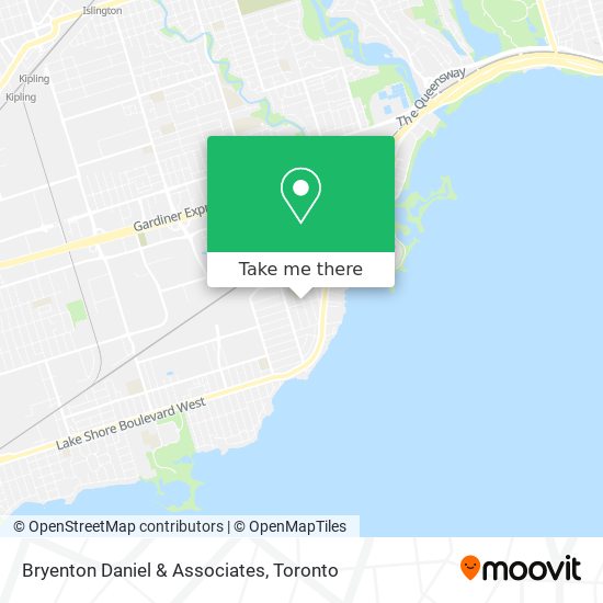 Bryenton Daniel & Associates map