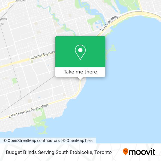 Budget Blinds Serving South Etobicoke plan