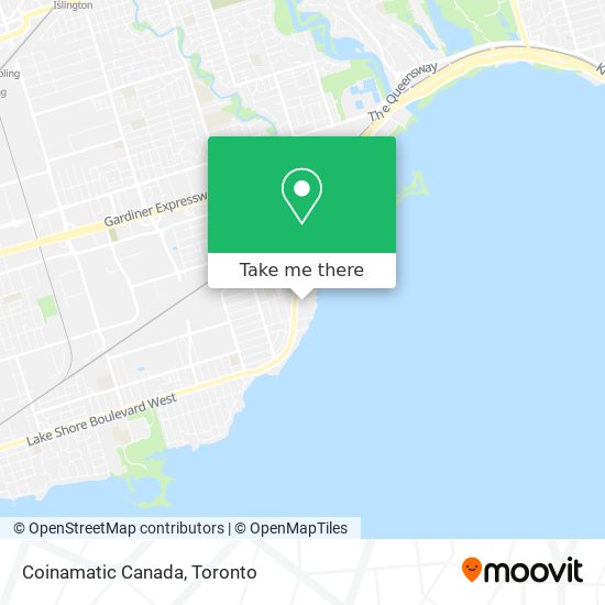 Coinamatic Canada map