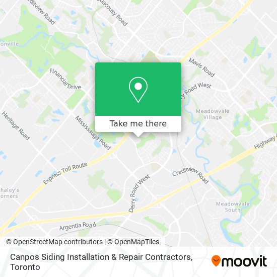 Canpos Siding Installation & Repair Contractors map
