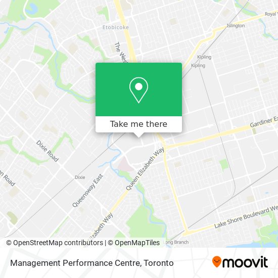 Management Performance Centre map