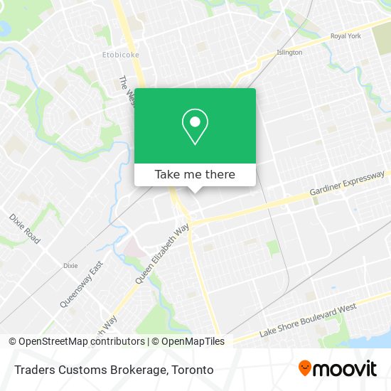 Traders Customs Brokerage map