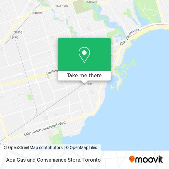 Aoa Gas and Convenience Store map