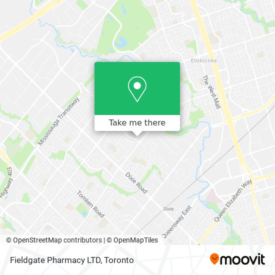 Fieldgate Pharmacy LTD map