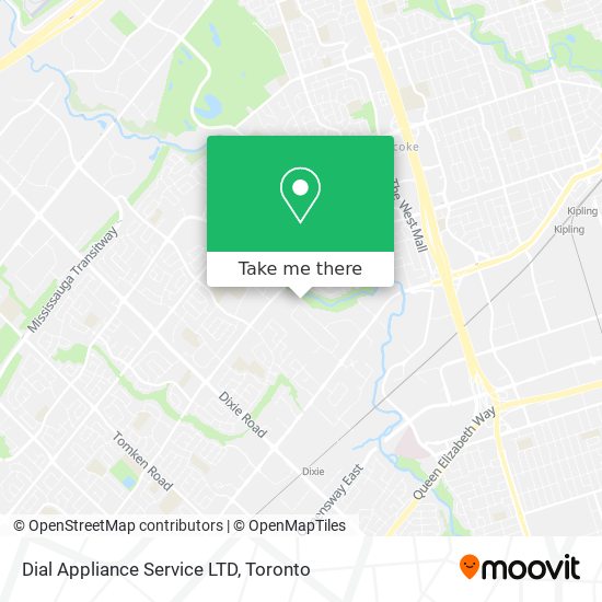 Dial Appliance Service LTD map