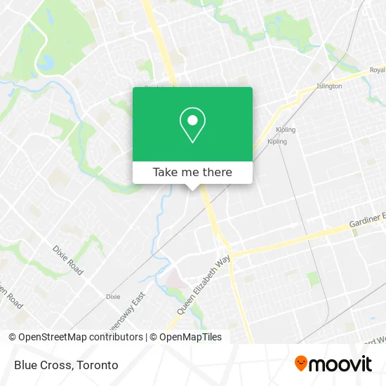 Blue Cross map