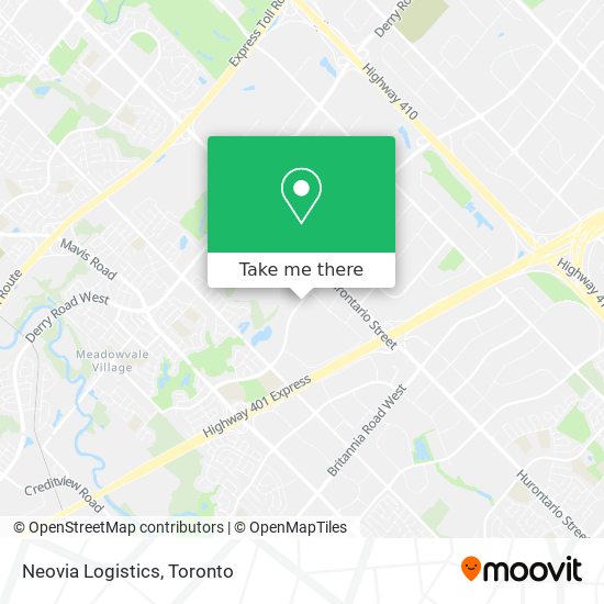 Neovia Logistics map