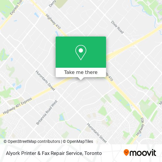 Alyork Printer & Fax Repair Service map