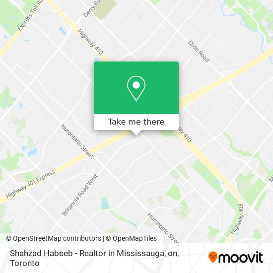 Shahzad Habeeb - Realtor in Mississauga, on map