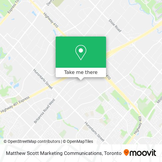 Matthew Scott Marketing Communications map