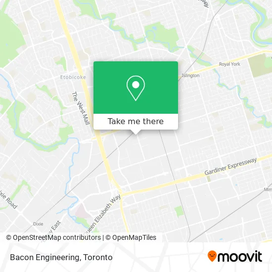 Bacon Engineering map