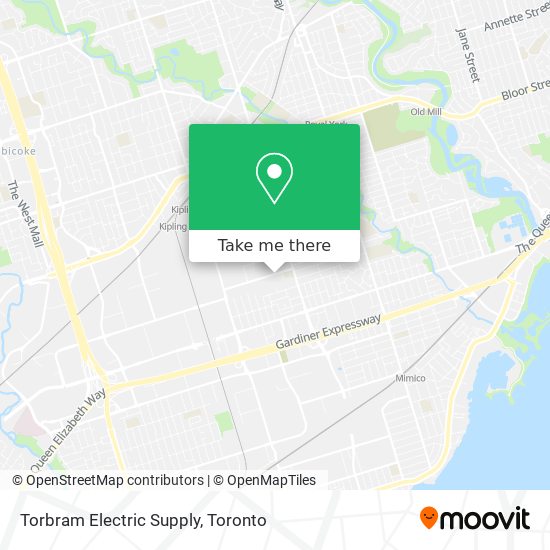 Torbram Electric Supply map