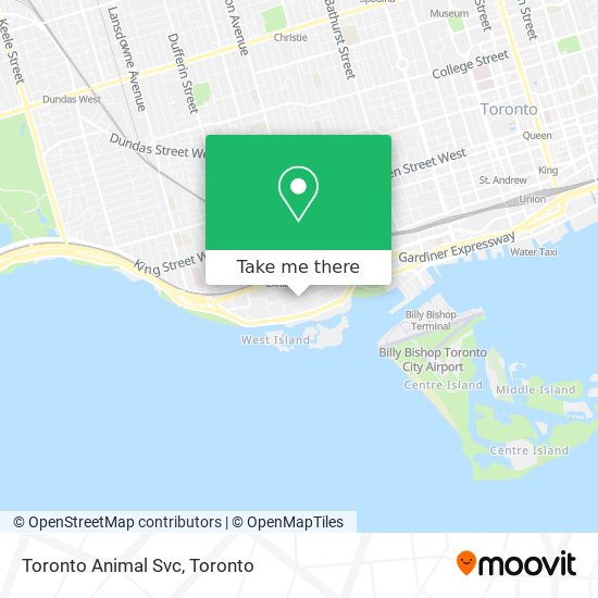 Toronto Animal Svc map