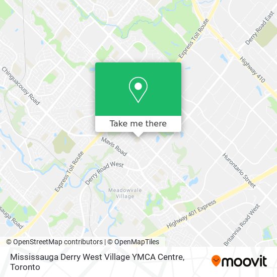 Mississauga Derry West Village YMCA Centre plan