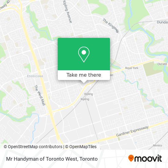 Mr Handyman of Toronto West map