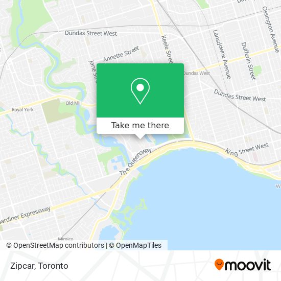 Zipcar map