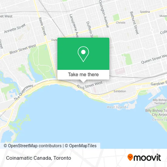 Coinamatic Canada map