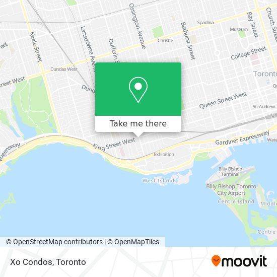 Xo Condos map